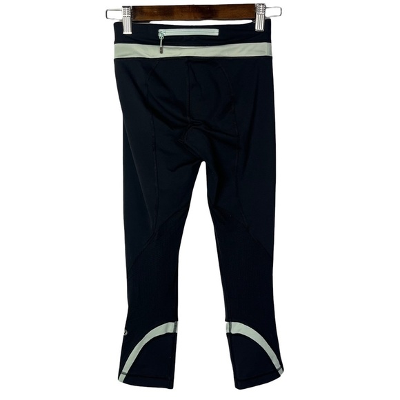 Lululemon Run Inspire Crop II Athletic Pants Mint Moment 2 - Picture 6 of 9